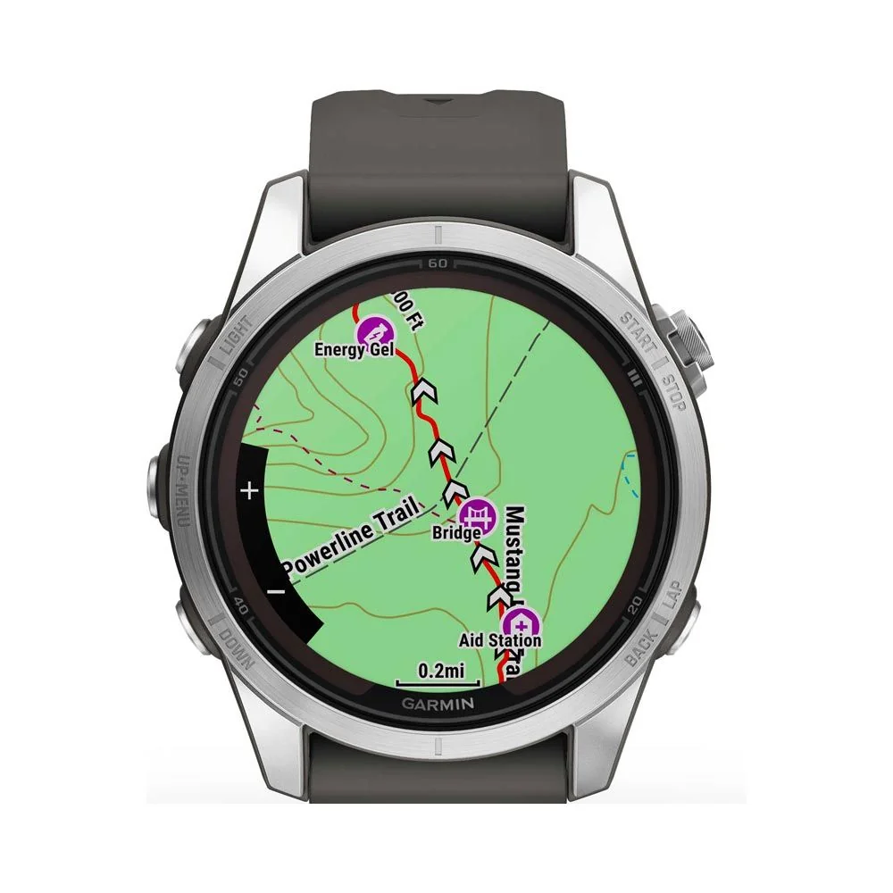 Garmin Fenix 7S Pro Solar edition chytré hodinky Steel/Black