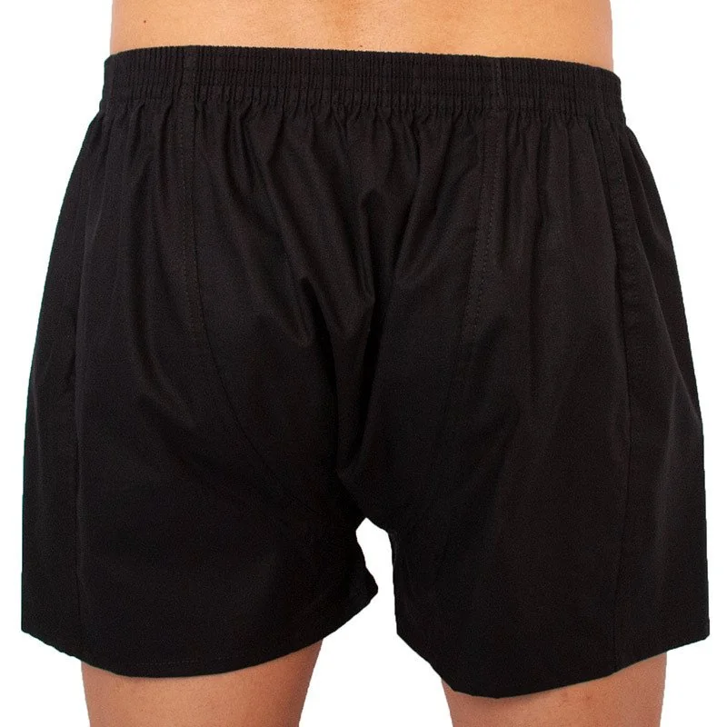 Styx 5PACK pánské trenky klasická guma černé (5A0960) L