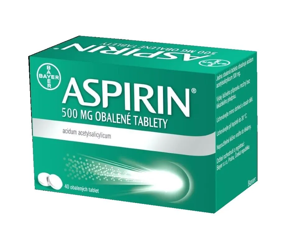 Aspirin 500 mg 40 tablet