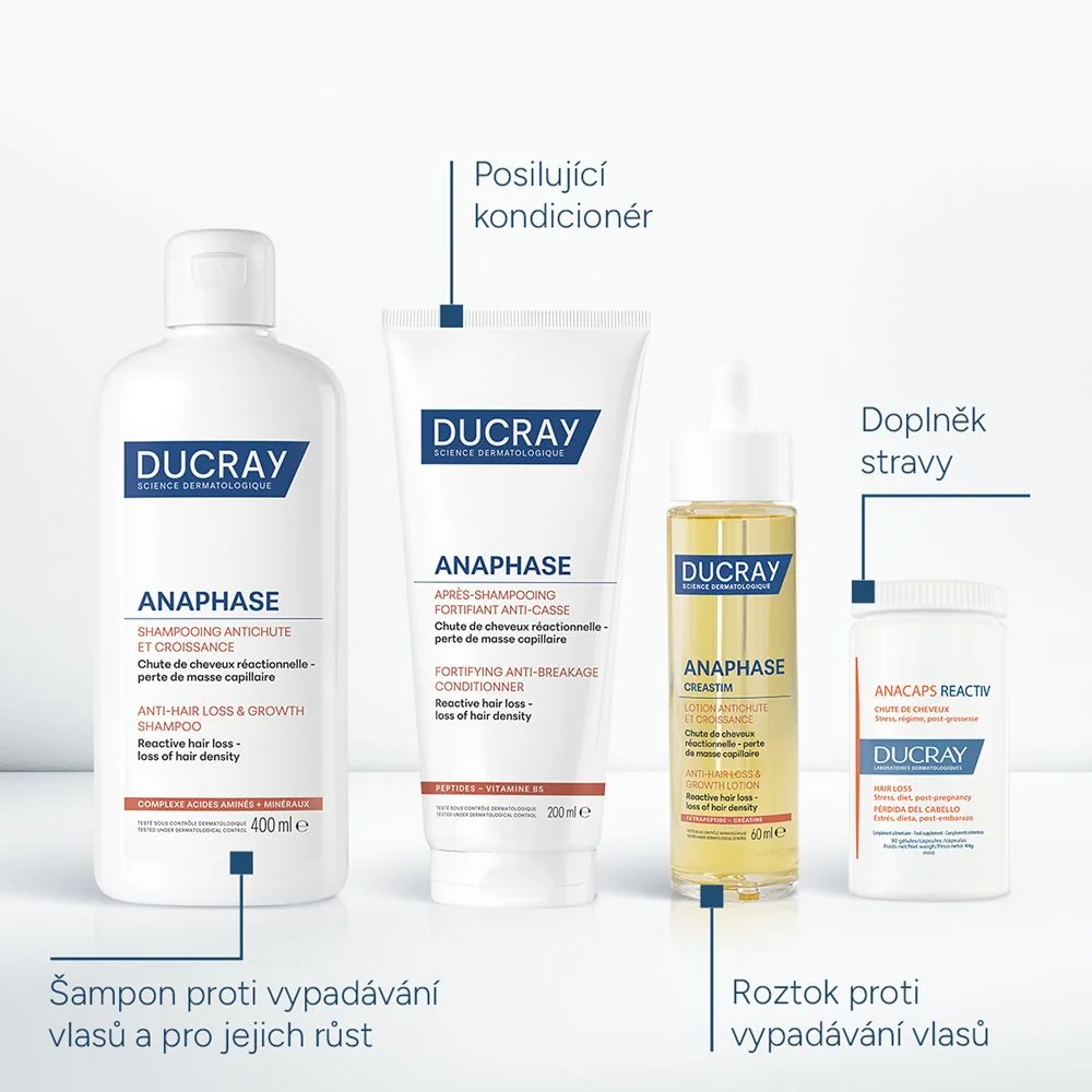 Ducray Creastim Reactiv Roztok proti vypadávání vlasů 2měsíční kúra 60 ml