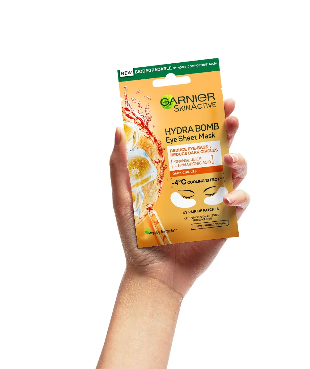 Garnier Skin Naturals povzbuzující oční maska 6 g