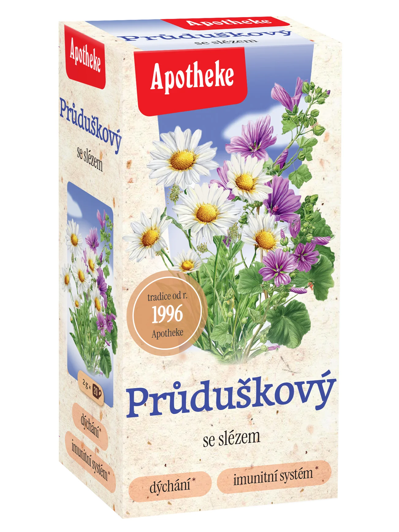 Apotheke Průduškový čaj nálevové sáčky 20x2 g