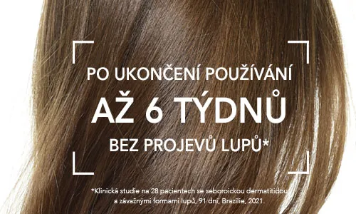 BIODERMA DS+ šampon – po ukončení používání až 6 týdnů bez projevů lupů