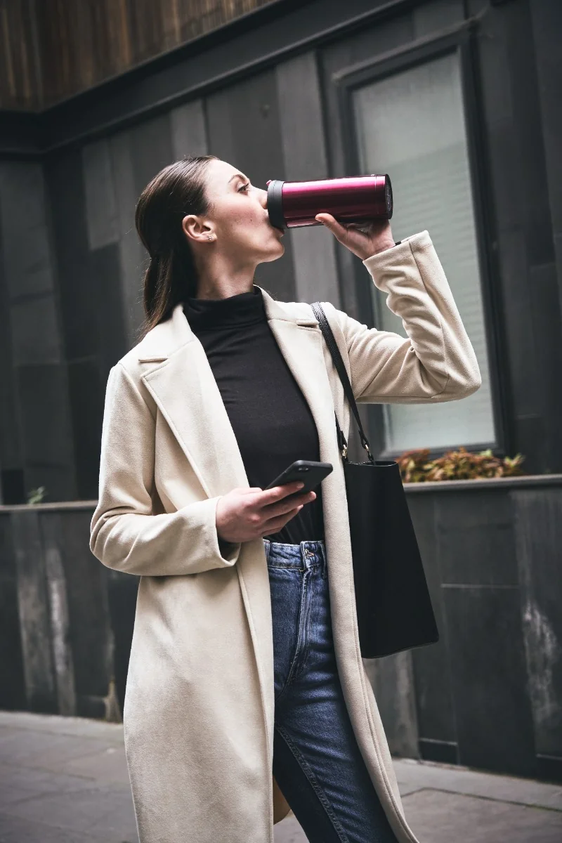 Contigo Termoláhev Huron Vivacious červená 470 ml