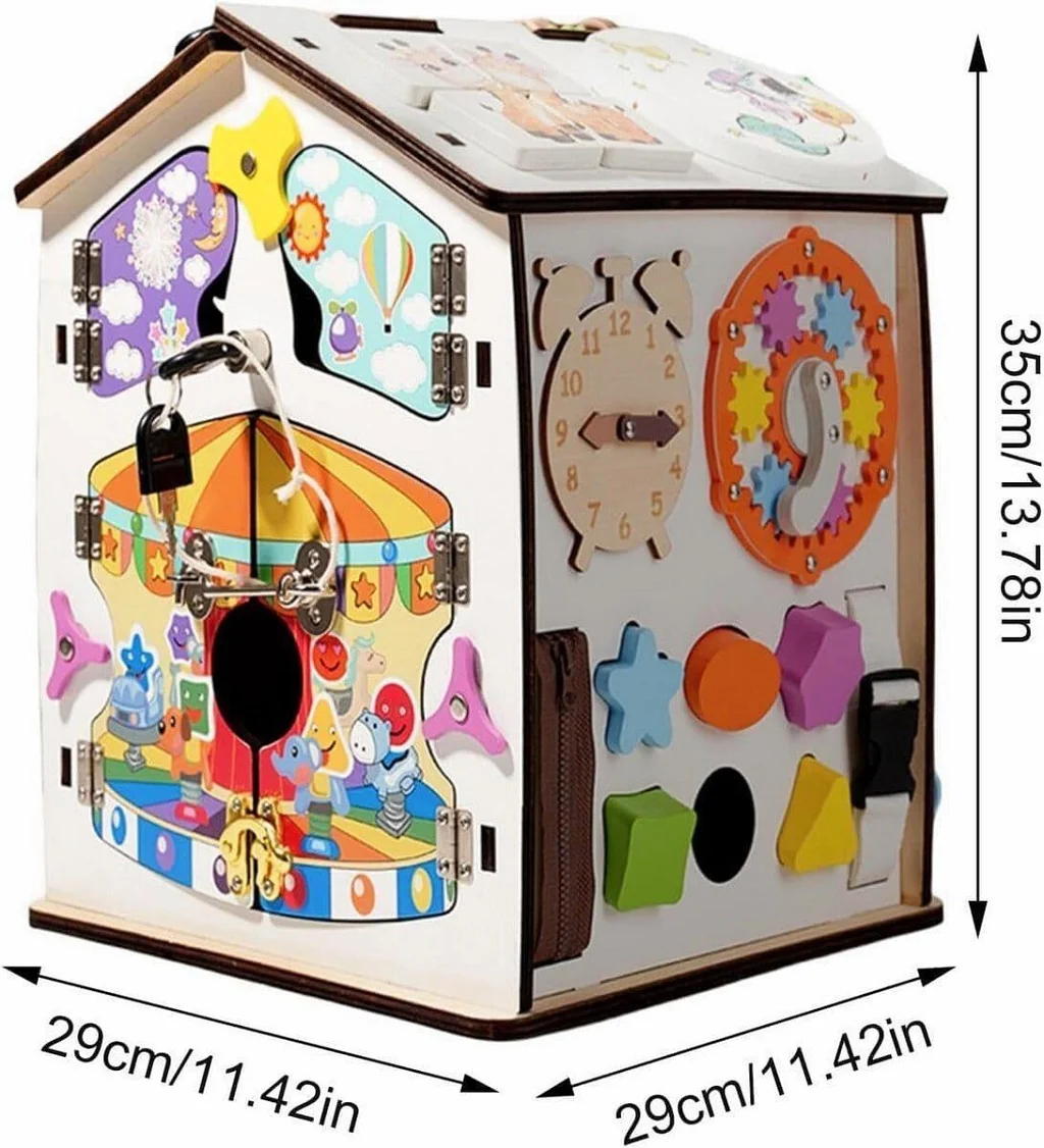 2Kids Toys Activity board Domeček bílý