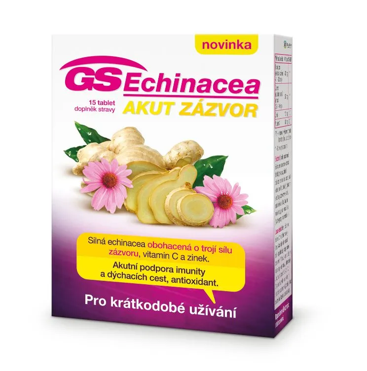 GS Echinacea Akut zázvor 15 tablet