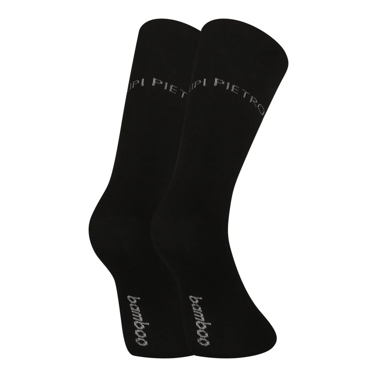 Pietro Filipi 5PACK ponožky vysoké bambusové černé (5PBV001) M