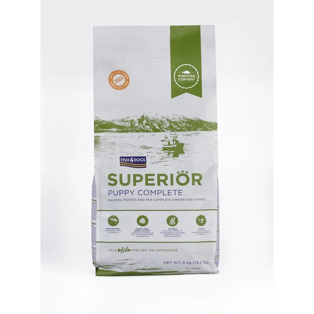 Fish4Dogs Granule malé pro štěňata Superior losos s bramborami 6 kg
