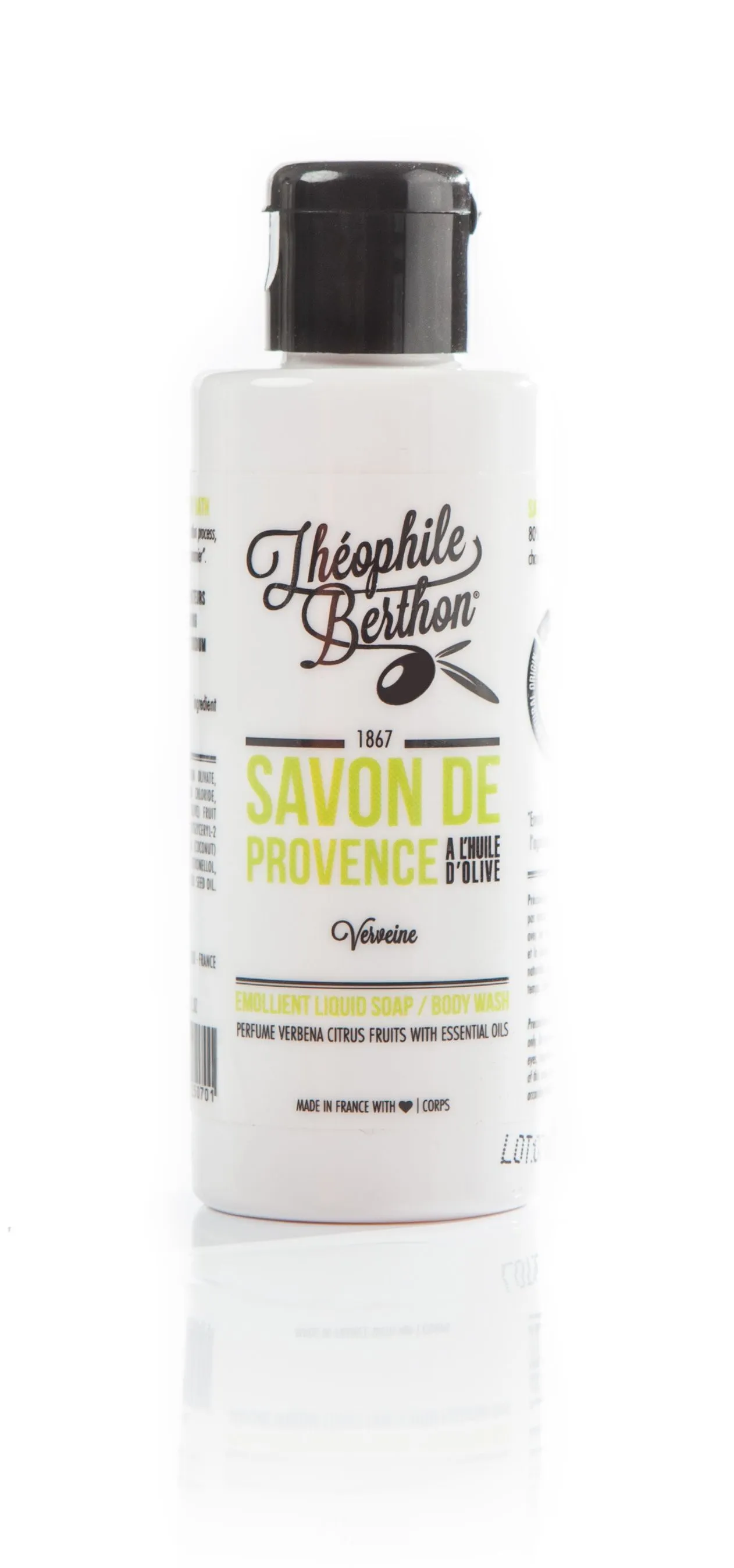 Theophile Berthon Savon de Provence vůně citronu a verbeny tekuté mýdlo 100 ml