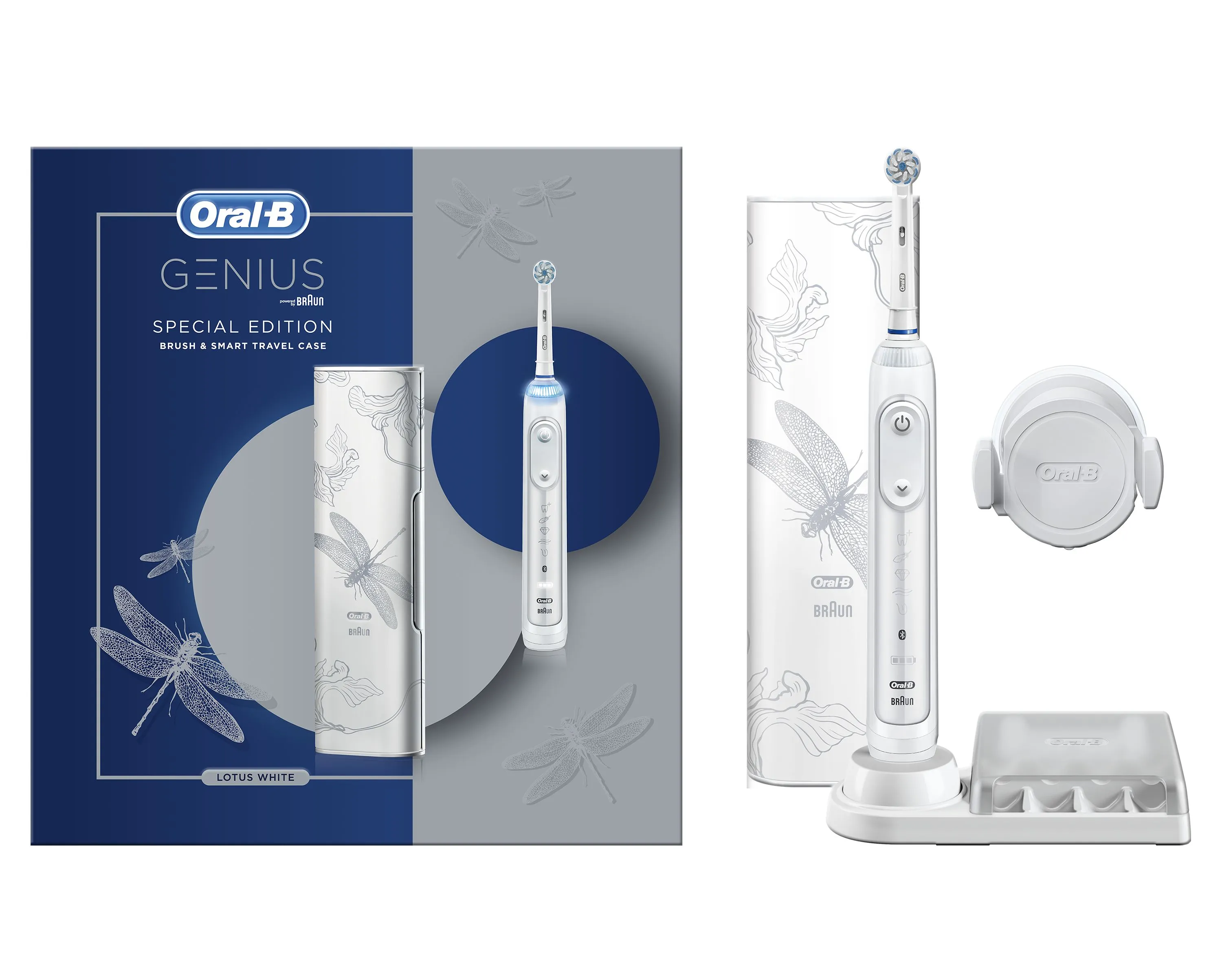 Oral-B Genius 10000N Special Edition Lotus White elektrický zubní kartáček