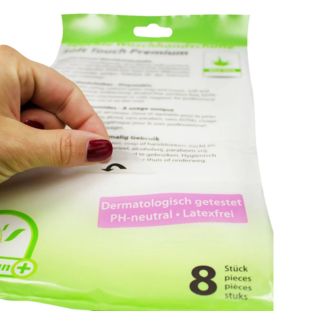 Medi-Inn Vlhčené mycí rukavice s aloe vera 8 ks