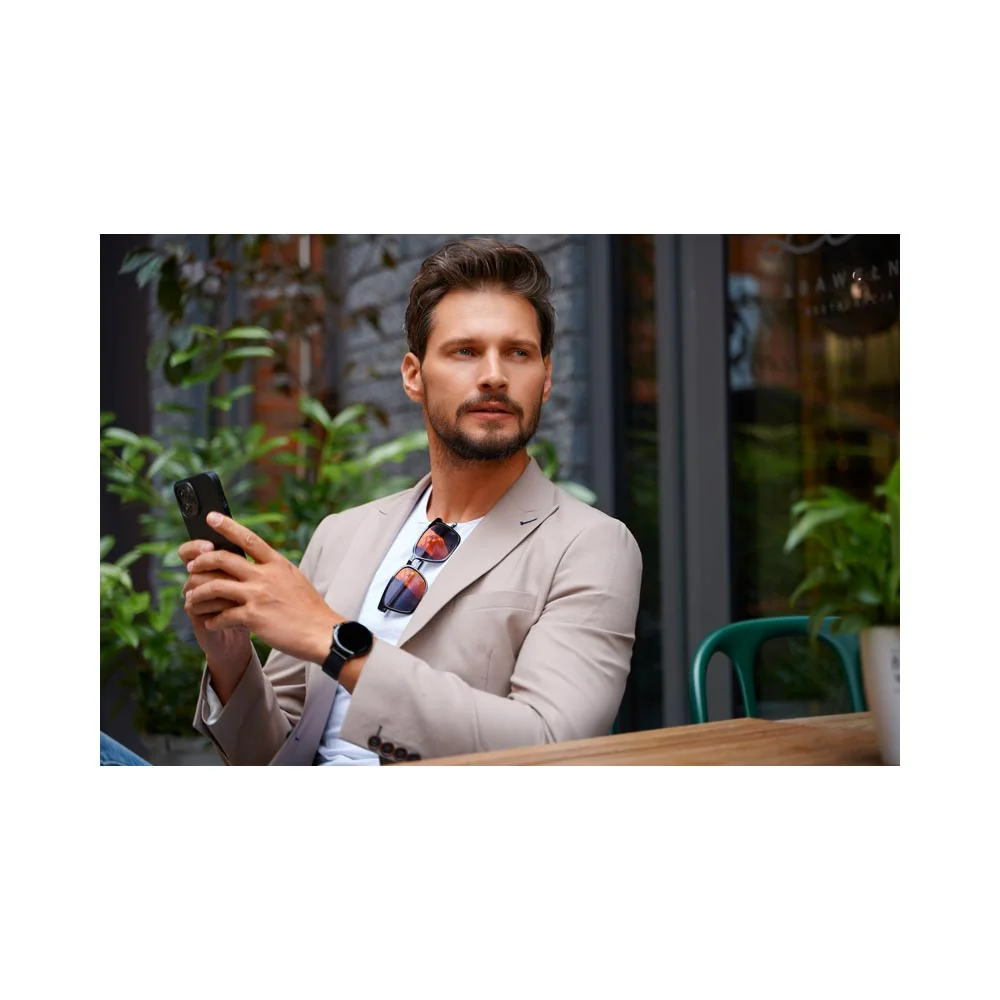Garett Smartwatch Classy smart hodinky Black Steel