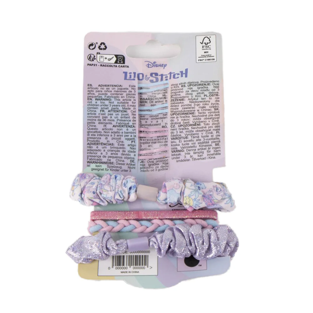 Cerdá Sada doplňků do vlasů Stitch 8 ks