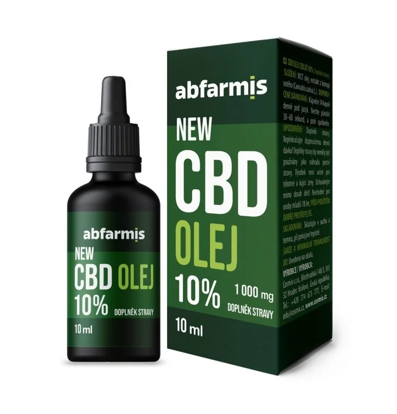 Abfarmis CBD 1000 mg olej 10% 10 ml