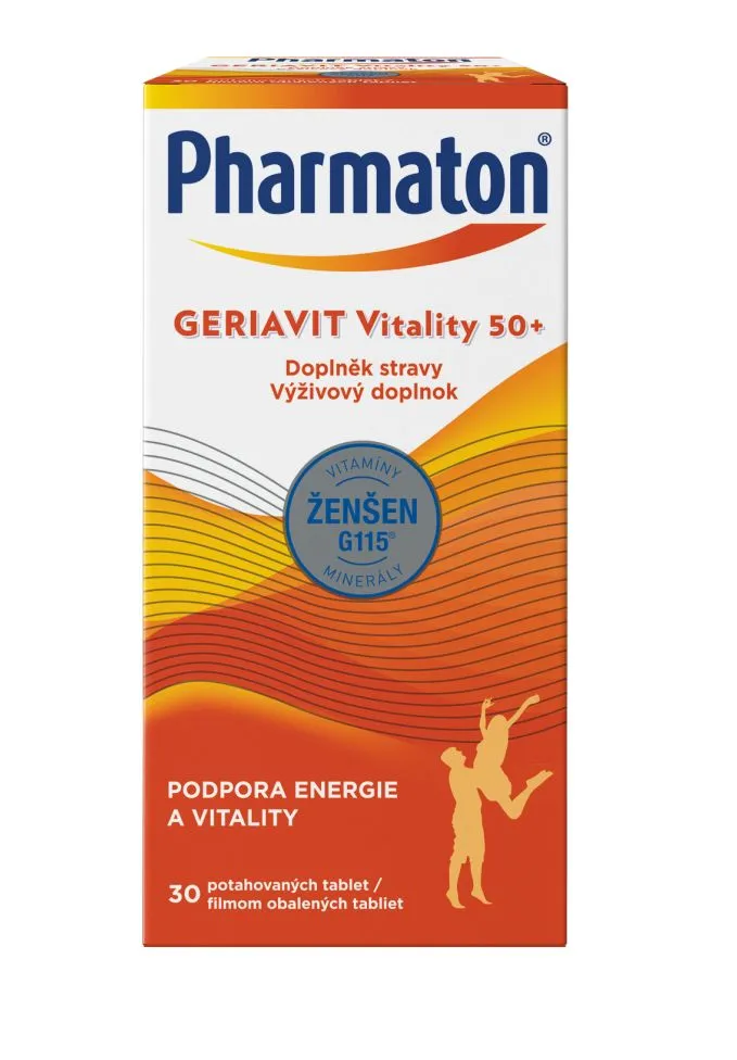 Pharmaton Geriavit Vitality 50+ 30 tablet