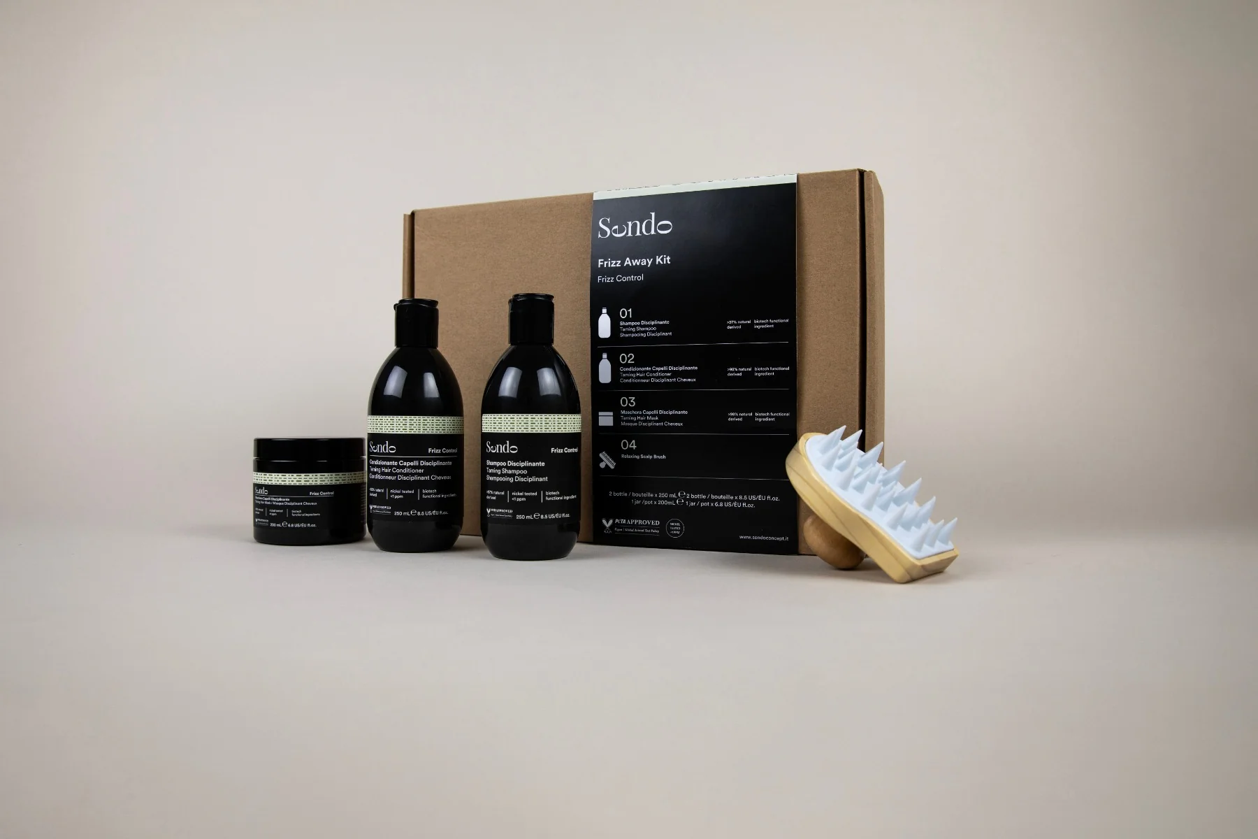 Sendo Frizz Away Kit sada na vlasy proti krepatění 4 ks