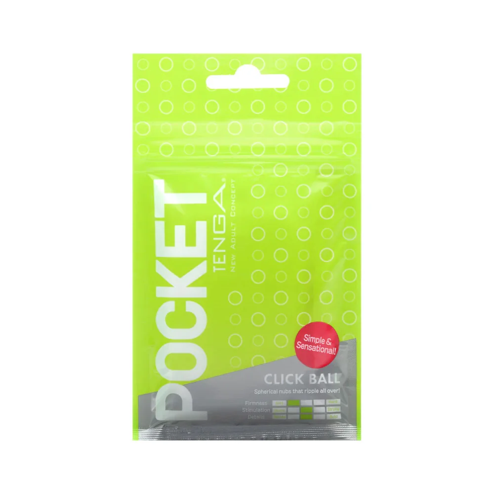 TENGA Jednorázový masturbátor Pocket(  (7 cm), zelený
