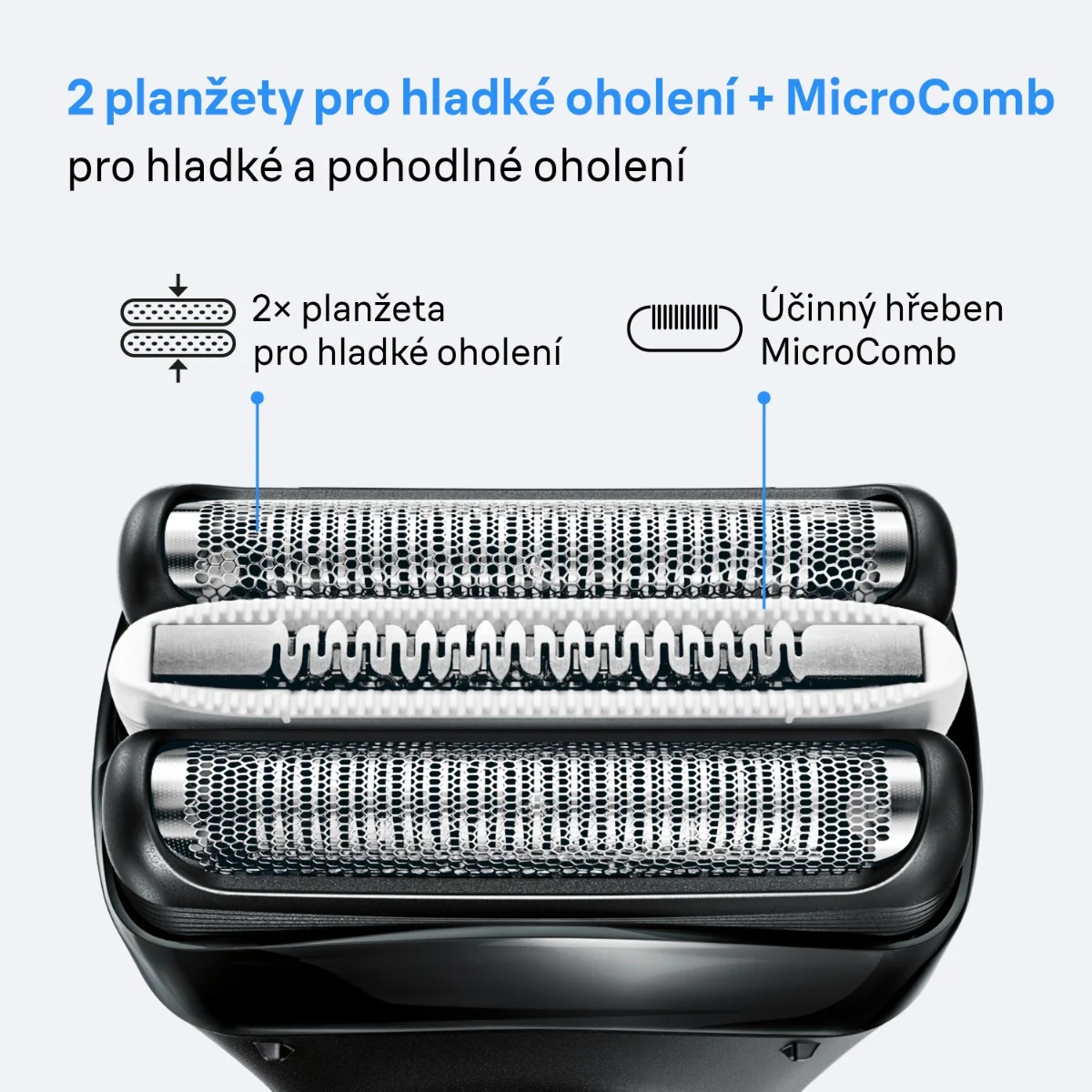 Braun Series 3+ 3000S elektrický holicí strojek šedý