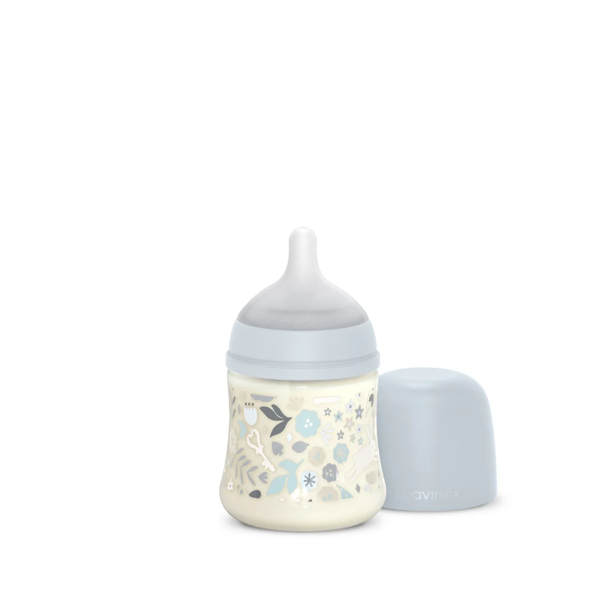 Suavinex Wonderland Kojenecká láhev průtok S 0m+ 150 ml 1 ks liberty modrá