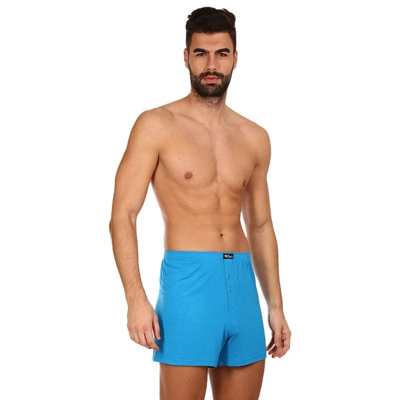 Gino Pánské trenky bambusové modré (75194) XL