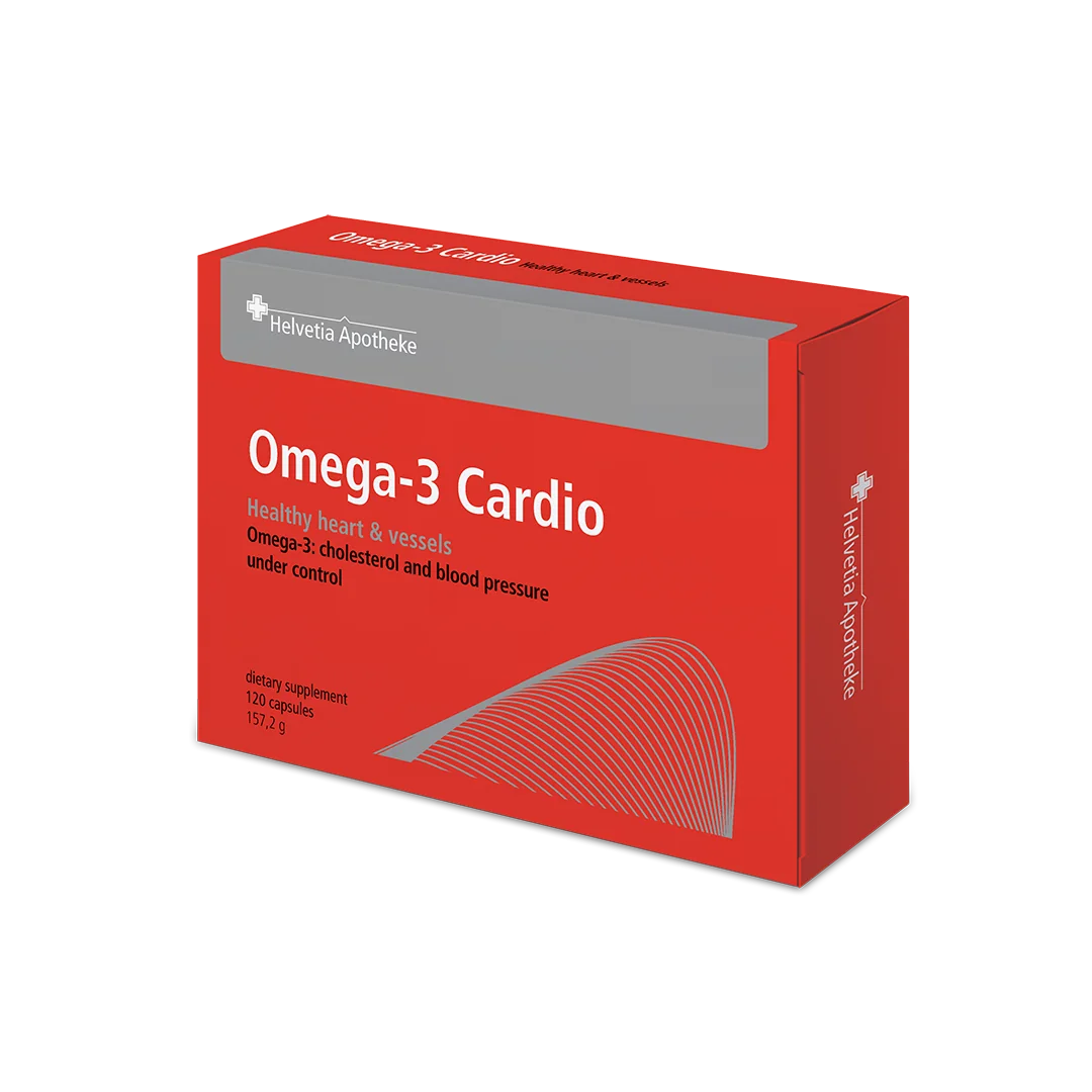 Helvetia Apotheke Omega-3 Cardio 120 kapslí