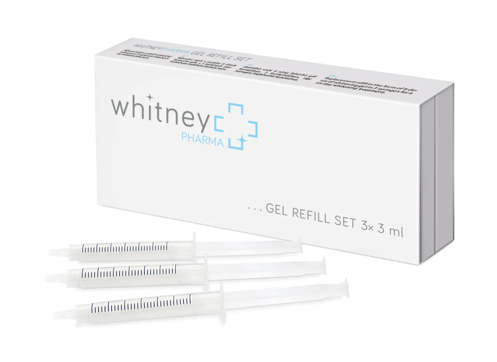 WhitneyPHARMA Gel refill set 3x3 ml