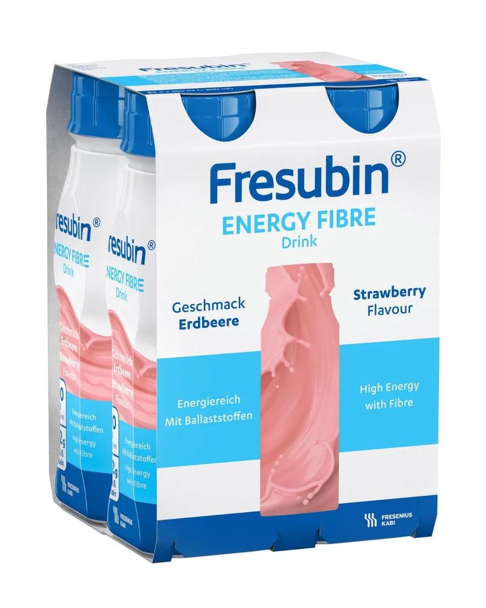 Fresubin Energy Fibre DRINK Jahoda 4x200 ml