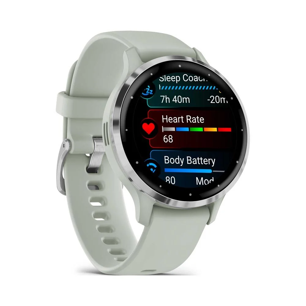 Garmin VENU 3S chytré hodinky Sage Gray/Silver