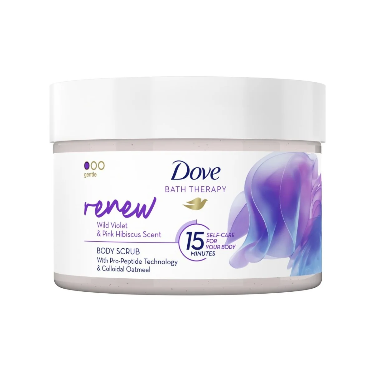 Dove Bath Therapy Renew tělový peeling 295 ml