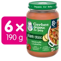 Gerber Organic Ratatouille s makaróny BIO 8m+