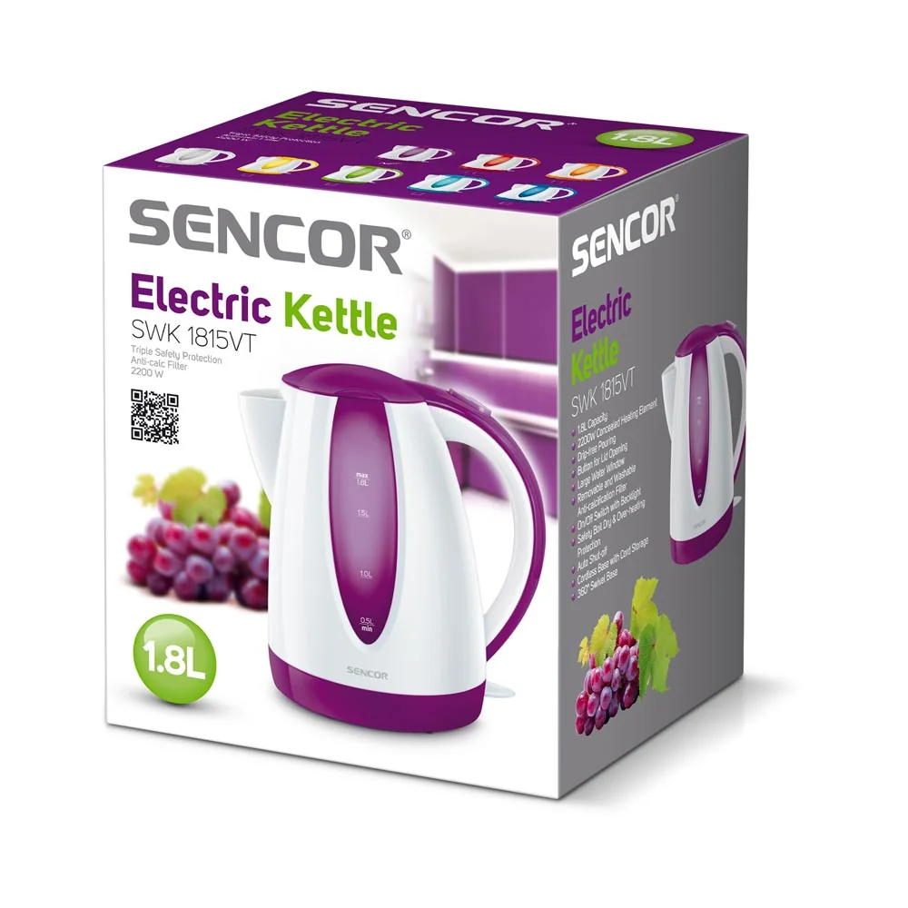 SENCOR SWK 1815VT rychlovarná konvice