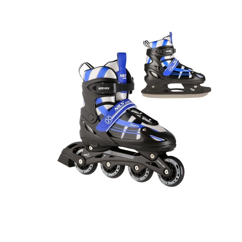 Nils Extreme Brusle NH18366A 2v1 černo-modré Velikost: L(39-42)