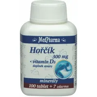 Medpharma Hořčík 300 mg + vitamín D3