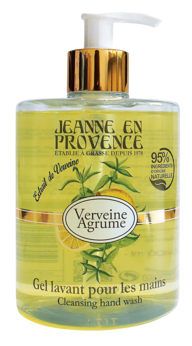 Jeanne en Provence Mycí gel na ruce Verbena a citrón