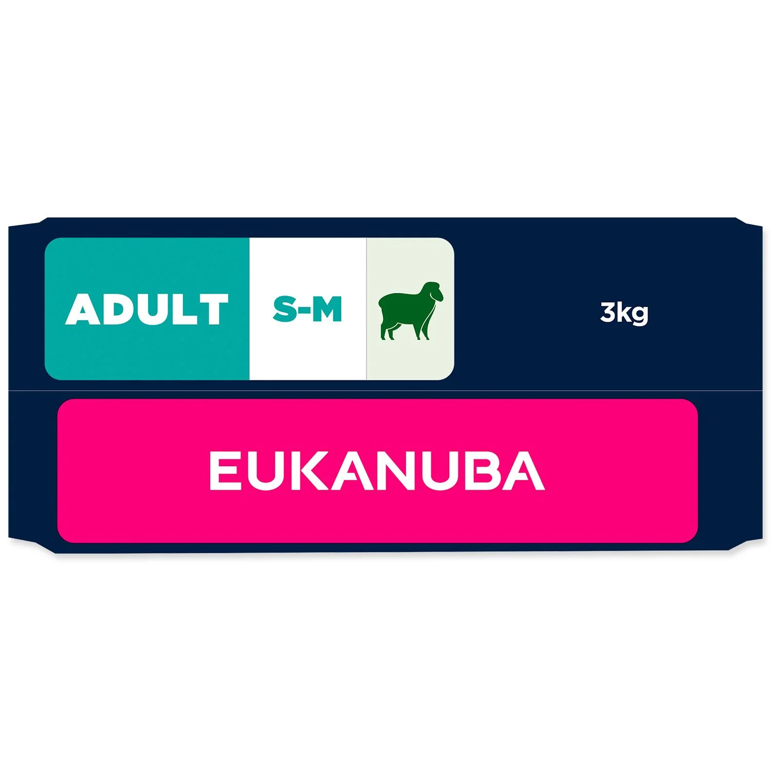 Eukanuba Krmivo Adult Small and Medium breed rich in lamb 3kg