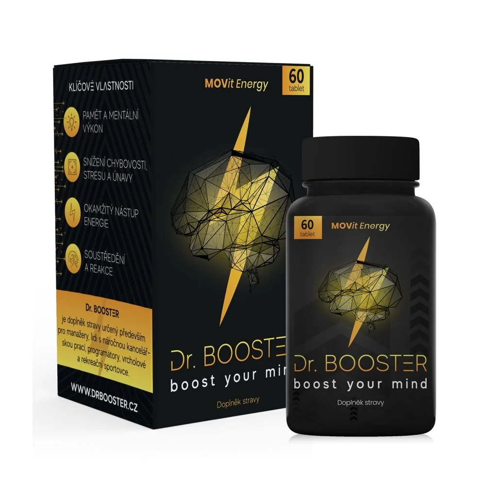 MOVit Energy Dr. Booster Pamět soustředění energie 60 tablet
