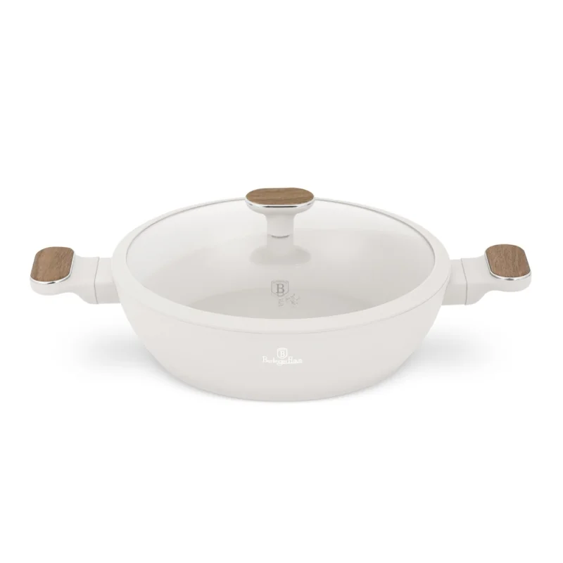 Berlingerhaus Pánev hluboká s titanovým povrchem a poklicí 28 cm Sahara Nordic Collection