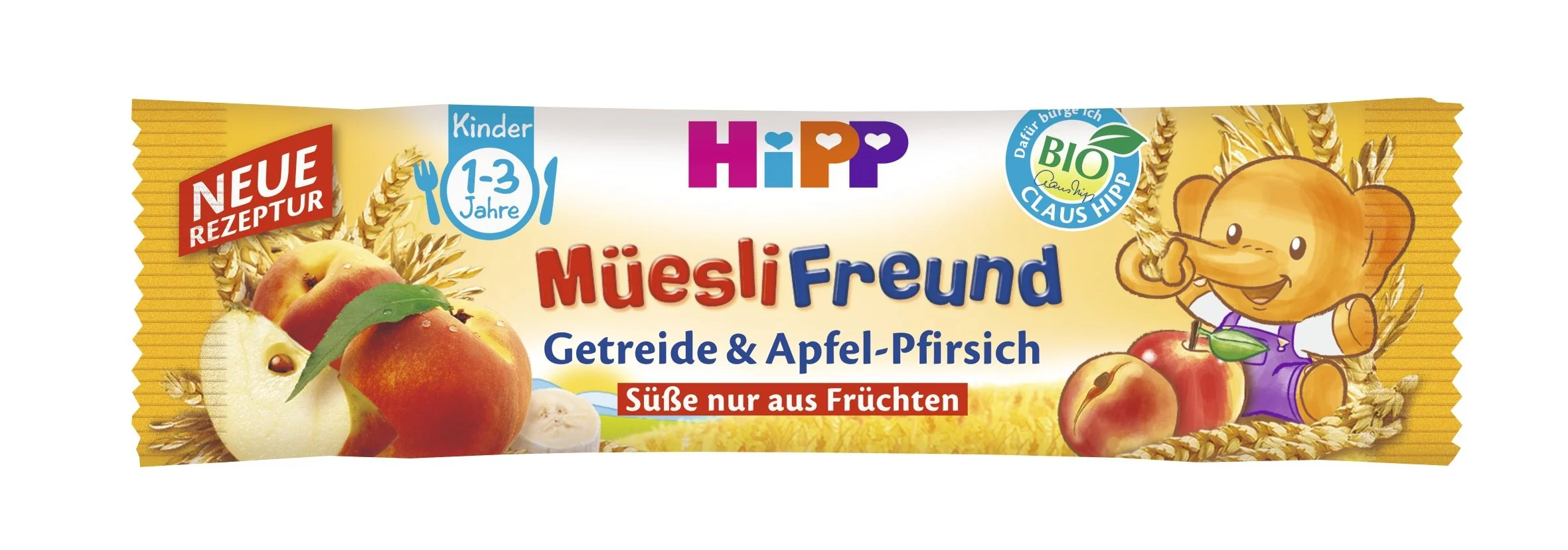 HiPP BIO Broskvovo-jablečná müsli tyčinka 20g