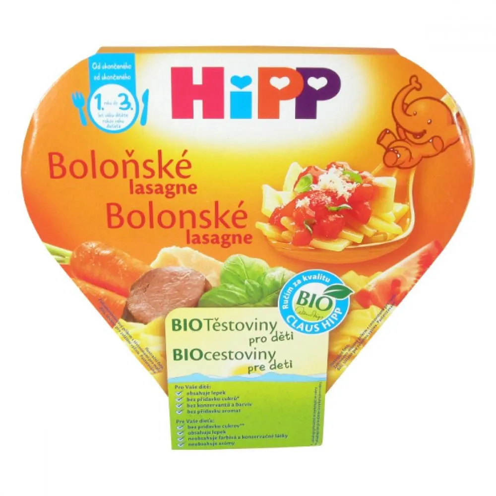 Hipp BIO Těstoviny pro děti Boloňské lasagne 250 g