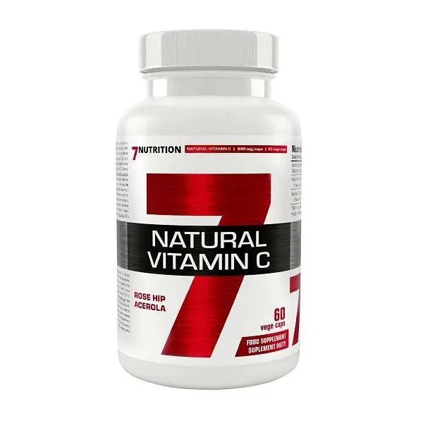 7NUTRITION Natural Vitamin C 60 kapslí