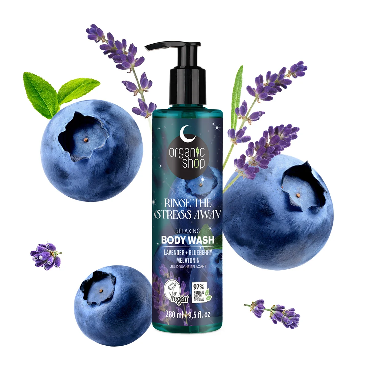 Organic Shop Sleeping Relaxační sprchový gel The Stress Away 280 ml