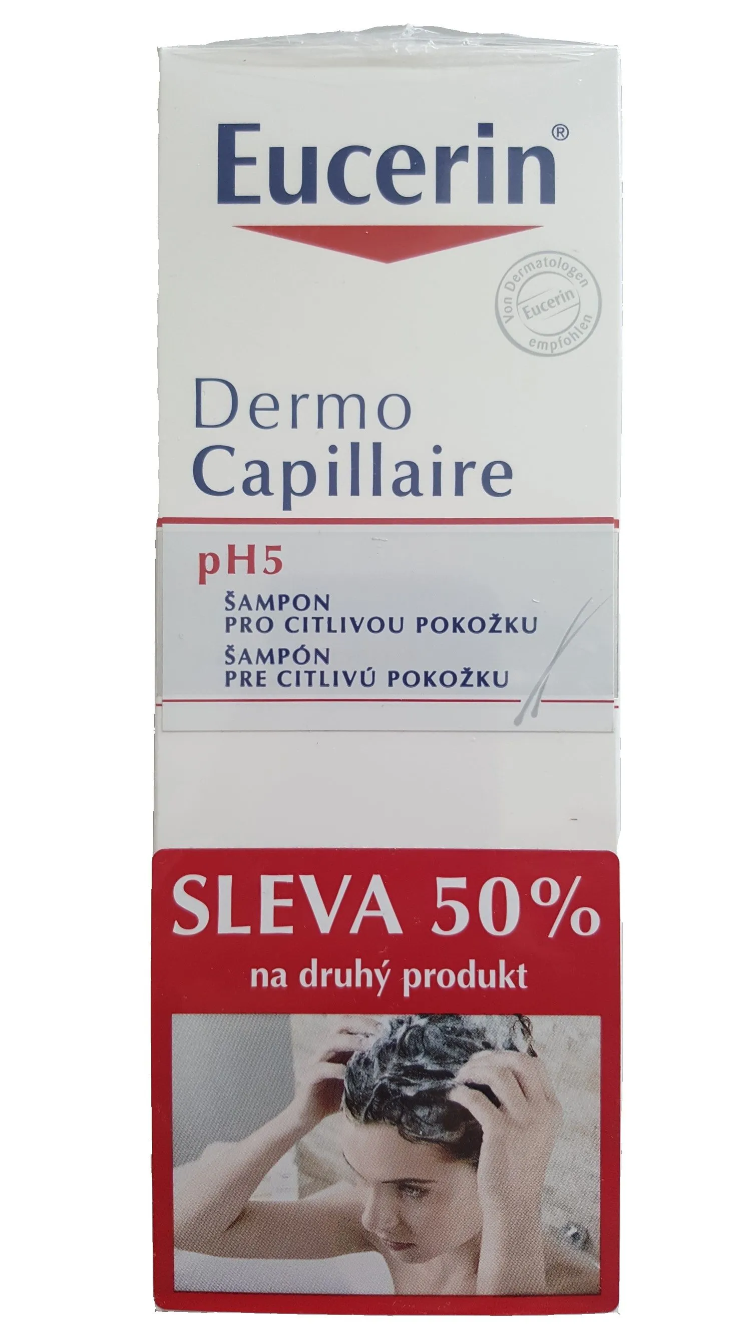 EUCERIN DermoCapillaire pH5 šampon pro citlivou pokožku promo 2017