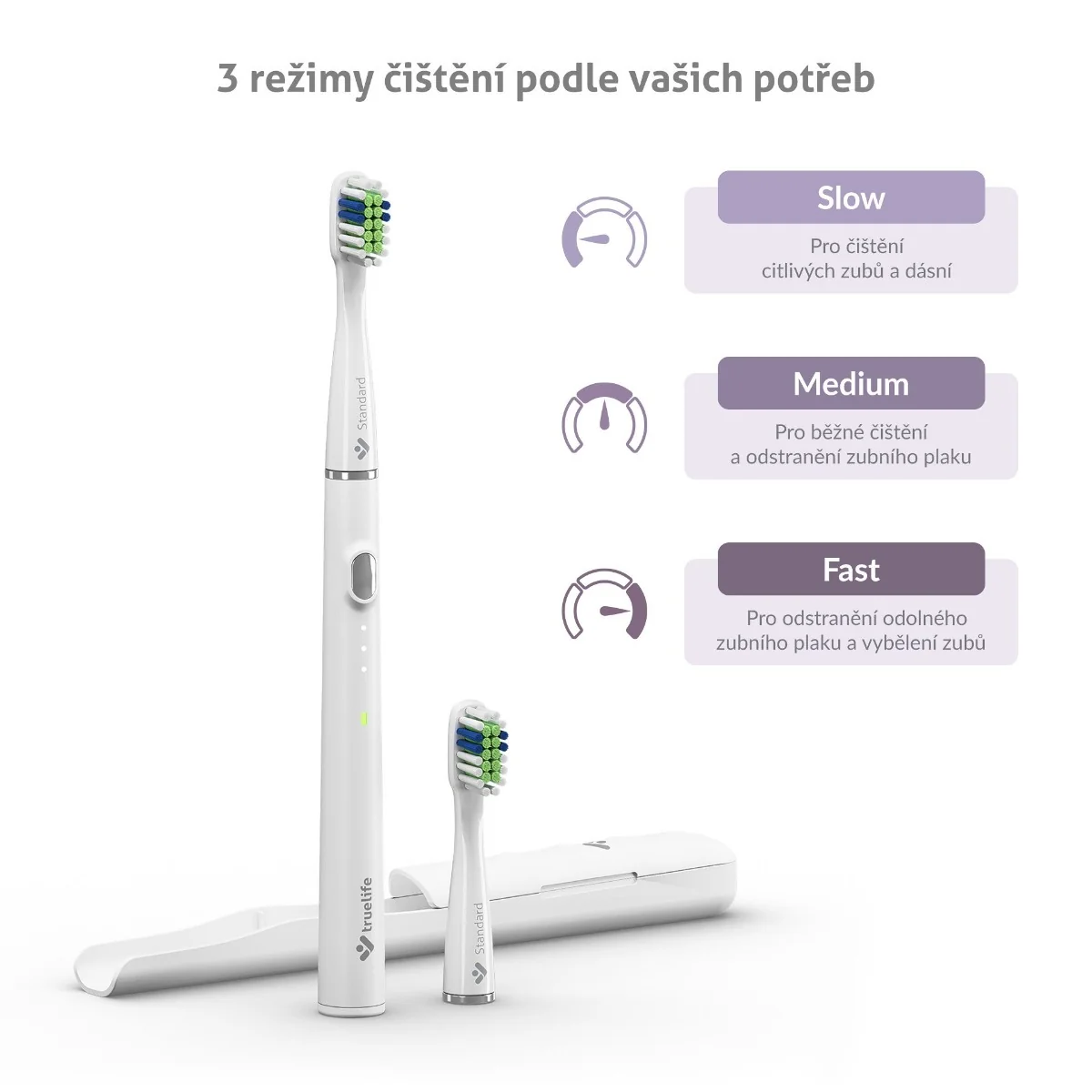 Truelife SonicBrush Slim20 sonický kartáček white