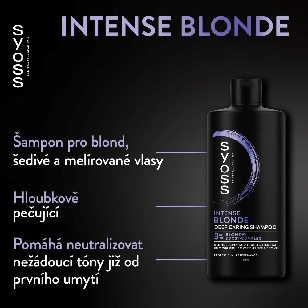 Syoss Blonde & Silver šampon na blond vlasy 440 ml