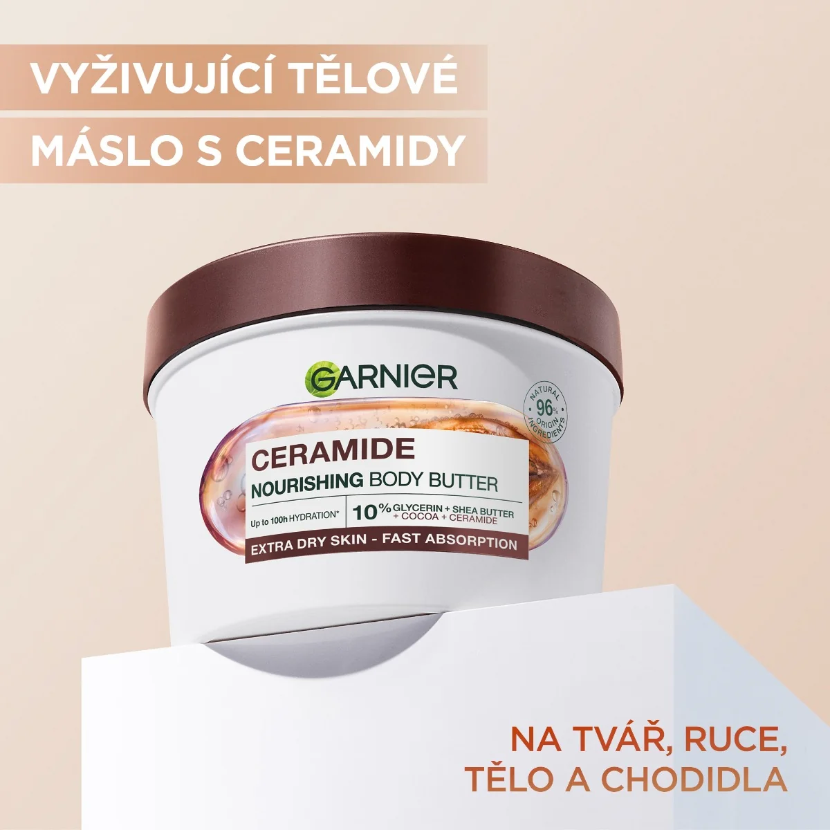Garnier Ceramide vyživující tělové máslo 380 ml