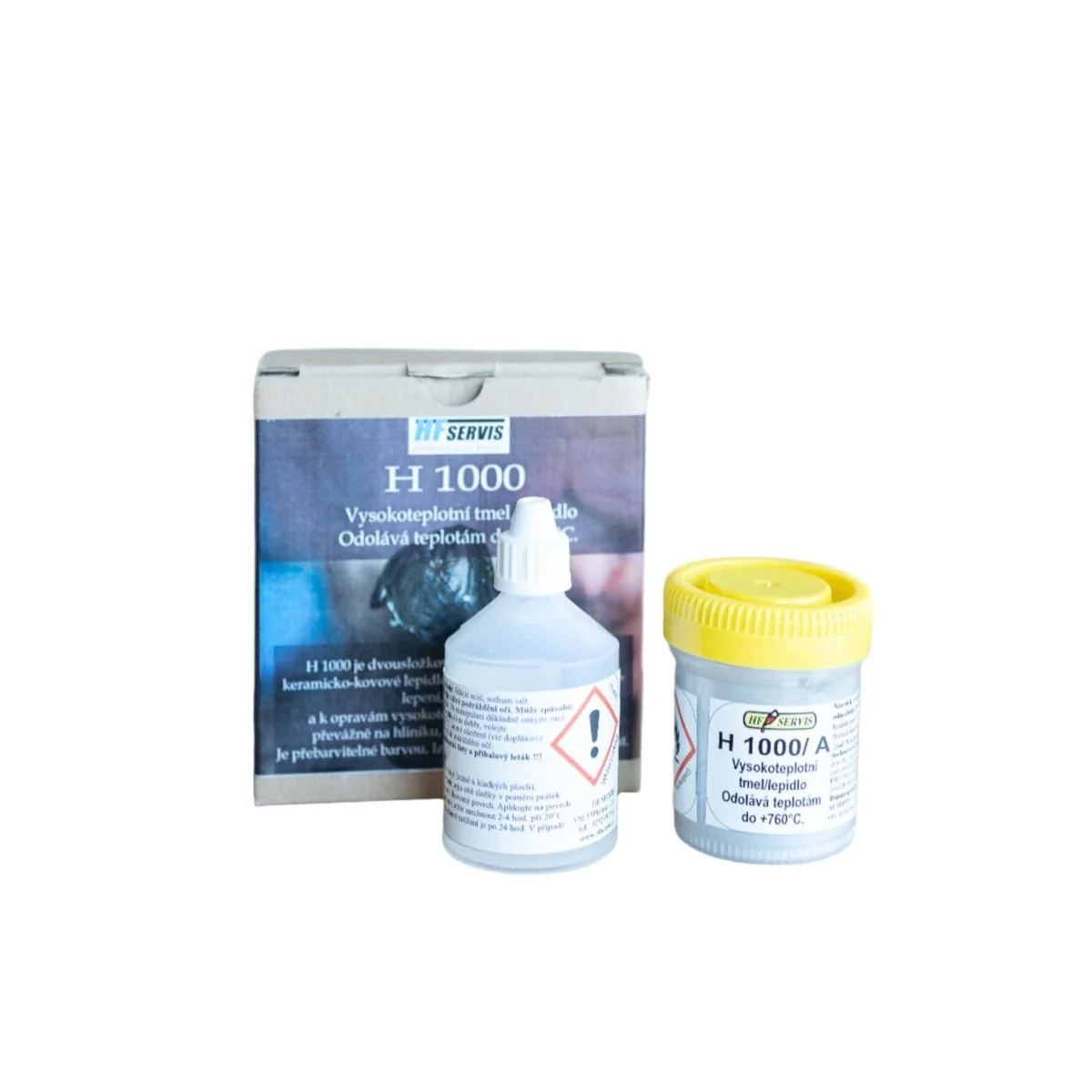 HF Servis H1000 - vysokoteplotní nano lepidlo do 760 °C 100 g