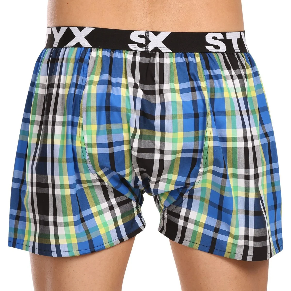 Styx 3PACK pánské trenky sportovní guma vícebarevné (3B11789) M