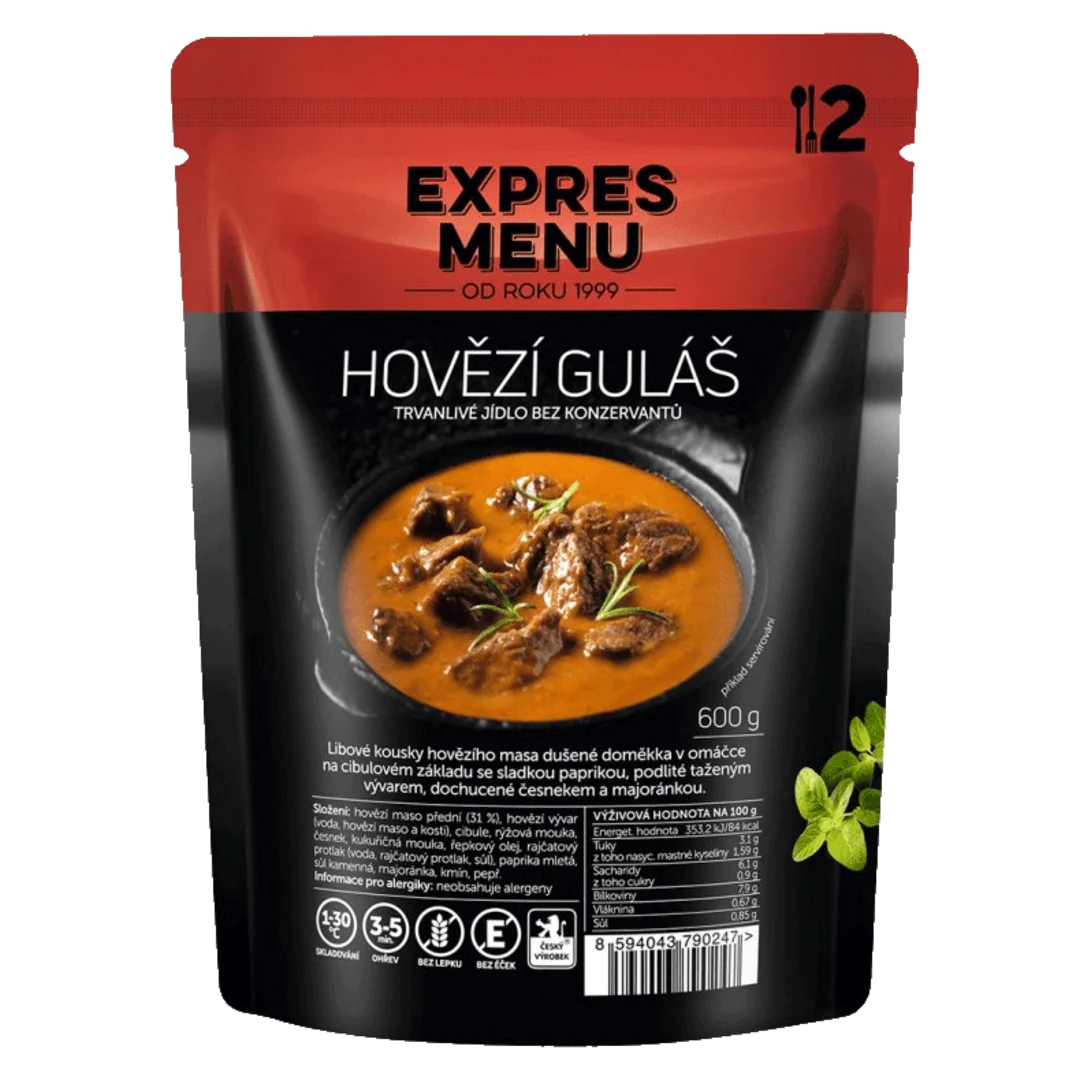 EXPRES MENU Hovězí guláš 600 g (1 porce)