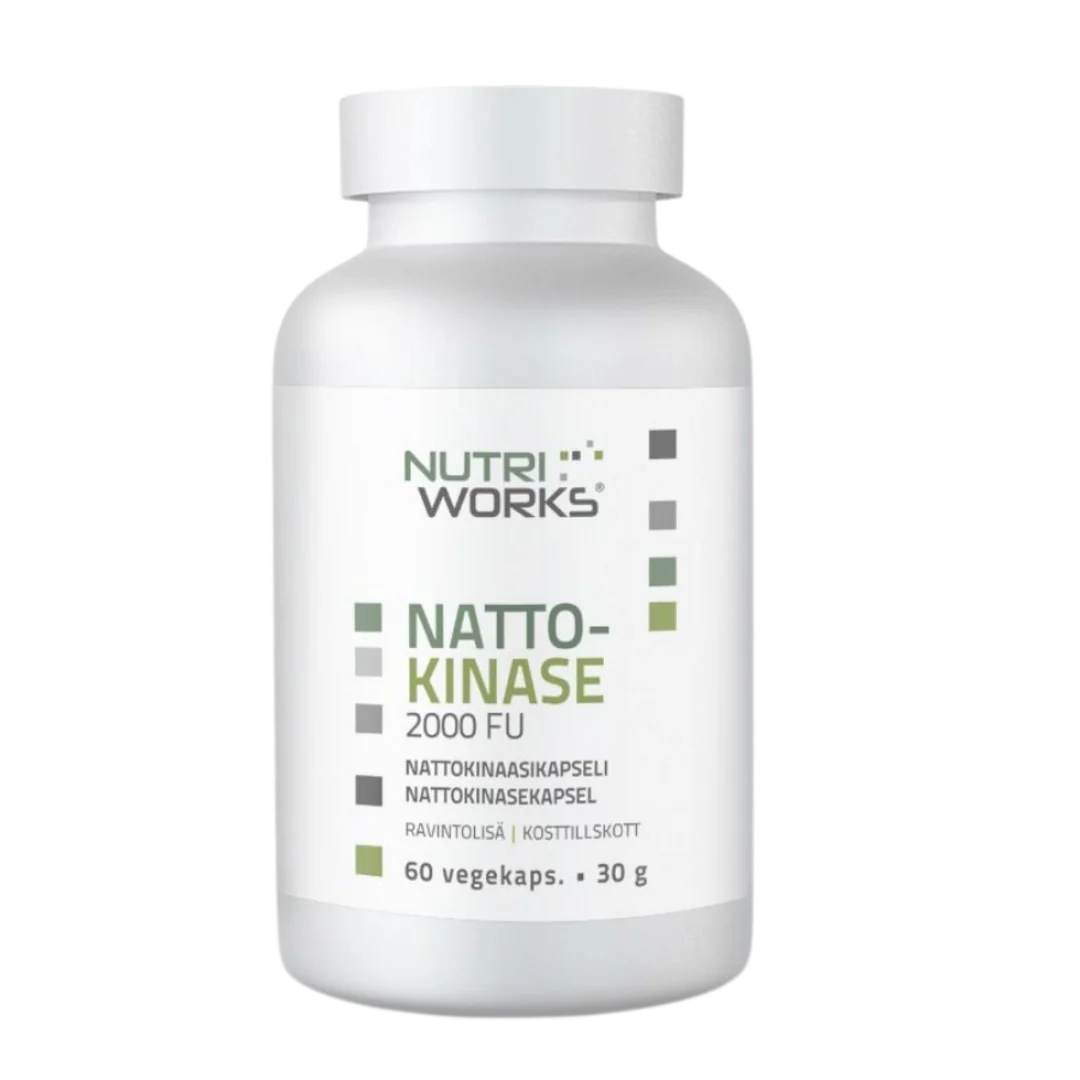 NutriWorks Nattokinase 2000 FU - 60 kapslí