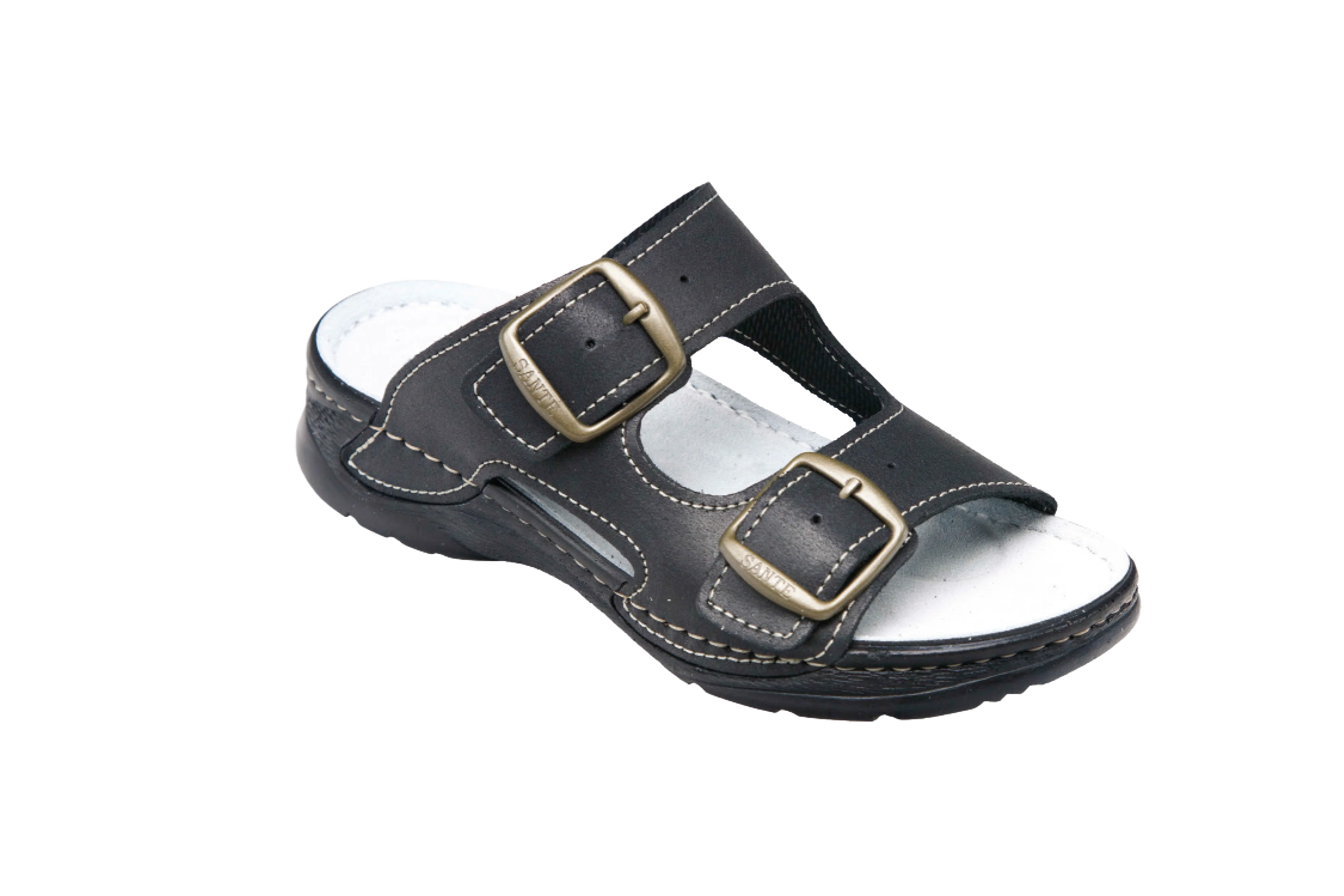 SANTÉ Dámský pantofel D/10/60/CP Černá v.42